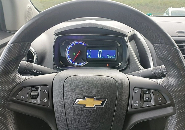 Chevrolet Trax cena 39900 przebieg: 100963, rok produkcji 2013 z Pruszcz Gdański małe 379